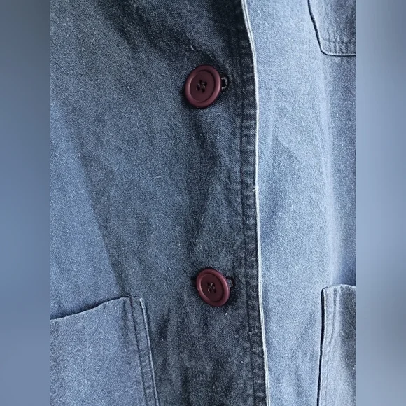 Vintage Neimen Marcus Blue Denim Women's Jacket_Medium - Picture 3 of 6